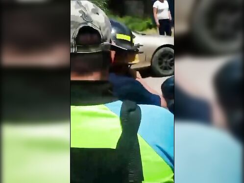 The Cyclist Was Still Breathing, With Blood And Brain Pouring Out Of His Skull