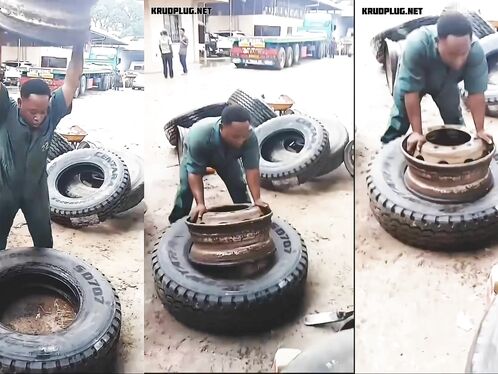 Tire Fitter Loses Tooth While Changing Tire