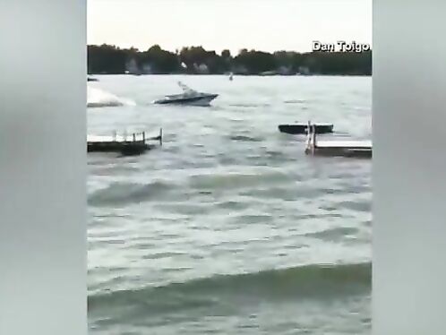 Out-of-control Boat Collides With Another Vessel On Indiana's Gage Lake