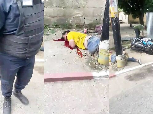 Motorcyclist Loses Control And Crushes Two People