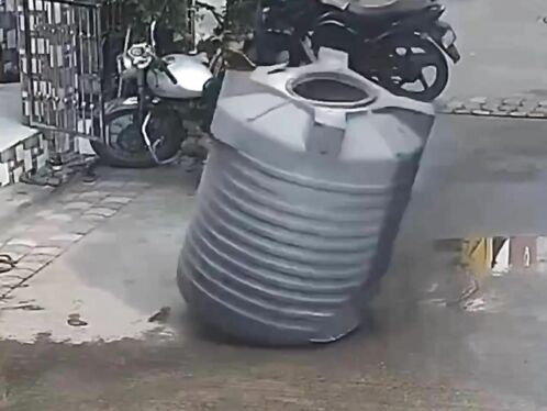 Woman Nearly Died After Being Hit By Water Tank