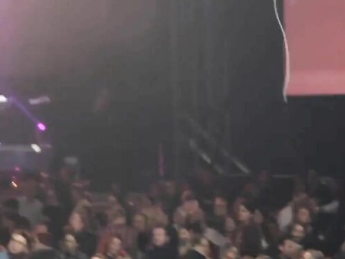 Audience Screams In Horror At Christmas Concert