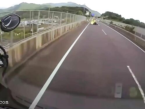 Truck Stop: Car Falls, Crushes Road Worker