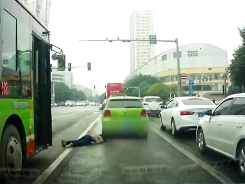 The Woman Was Hit By A Bus And Her Head Was Hit Twice By The Car Tire