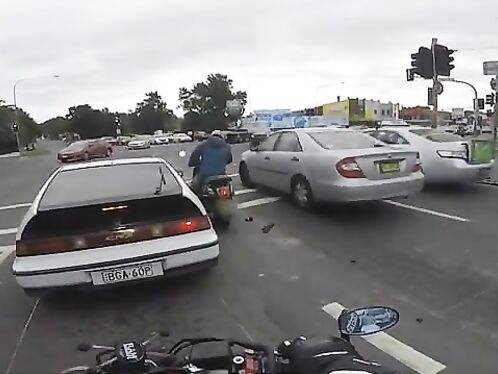 Dashcam Footage Shows Moment Truck Slams Into Careless Car