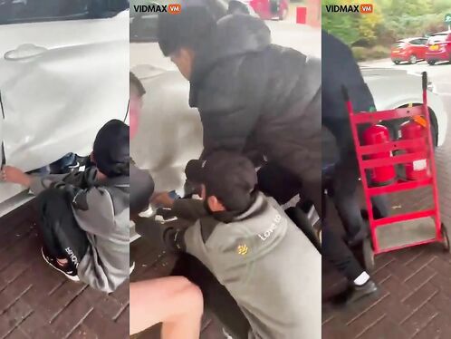 Man's Calf Was Injured By Car Door While Driving