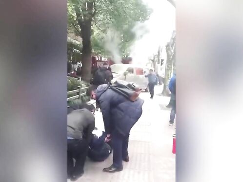 Vehicle With Full Tank Hits Pedestrian