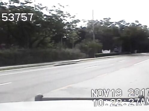 Highway Police Officer On Duty Experiences Shock Of His Life When Plane Crashes