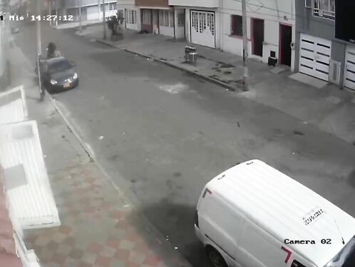 Robber Dragged Girl On Bicycle
