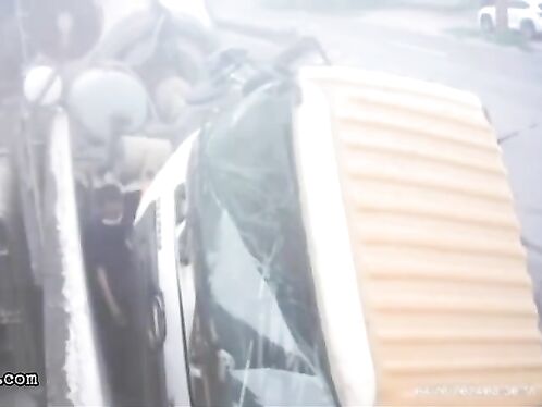 Man Escapes Fatal Truck Accident