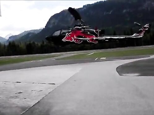 New Red Bull Helicopter Crashes Into Building And Tears It Apart