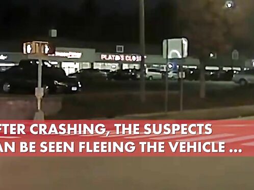 Shocking Footage Shows Dramatic Accident As Teen Flees Crash Scene