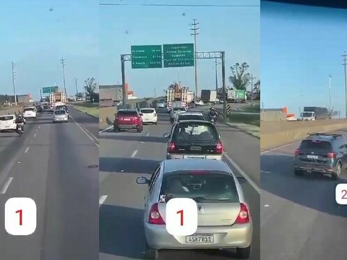 Motorcyclist Loses Head In Traffic Fight