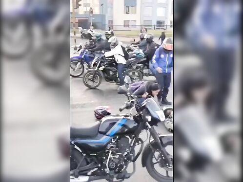 Biker Shows Woman His Ripped Genitals