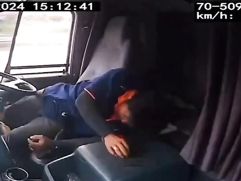 Truck Driver Incapacitated By Random Object