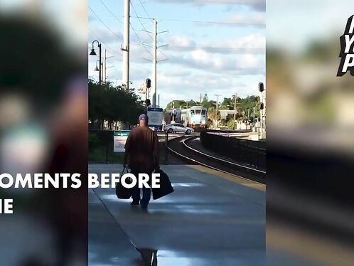 Train Hits Damaged Freight Train