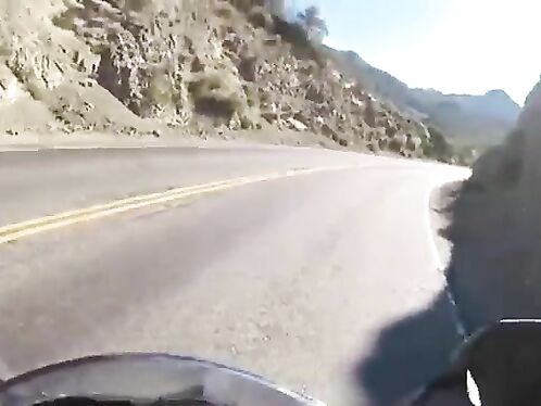 Motorcyclist Nearly Dies When Car Loses Control