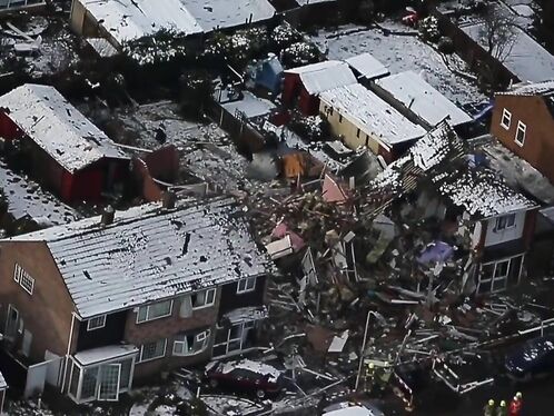 Two Semi-detached Houses Destroyed In Huge Gas Explosion In Leicester
