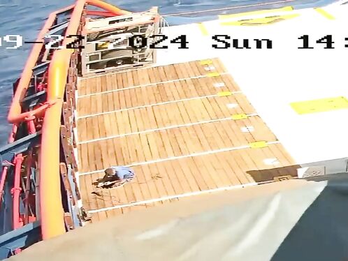 Shocking Moment: Gas Explosion On Board Kills Sailor