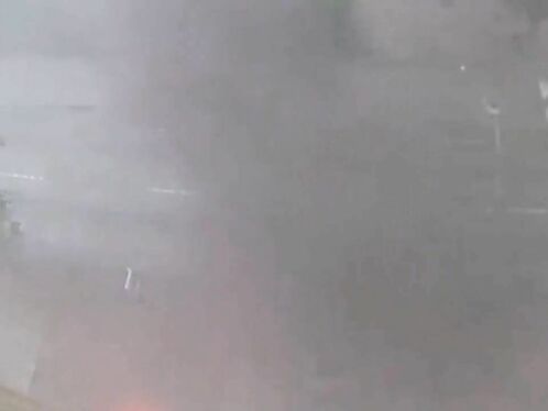 Driver And Passengers Escape Before Lamborghini Catches Fire