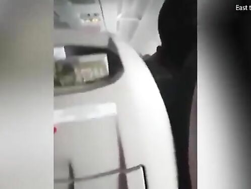 Terrifying Moment: Passengers Cling To Their Seats As Plane Is Forced To Land