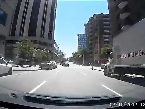 Cyclist Hit By Car After Running Red Light