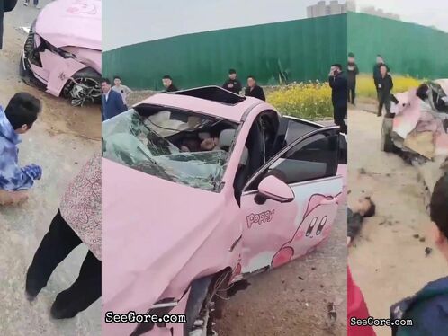 The Terrible Consequences Of A Pink Car Accident