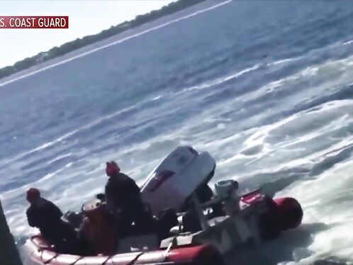 Coast Guard Rescues Man From Sinking Car In Florida