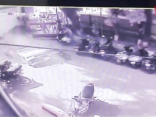 Heavy Truck Swallowed After Landslide