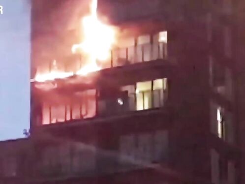 Footage Of Manchester North End Fire Appears To Show Heroic People