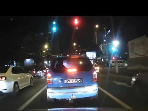 BMW Hits Several Cars