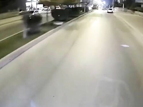 Truck Hits Bus Head-on, Injuring 15