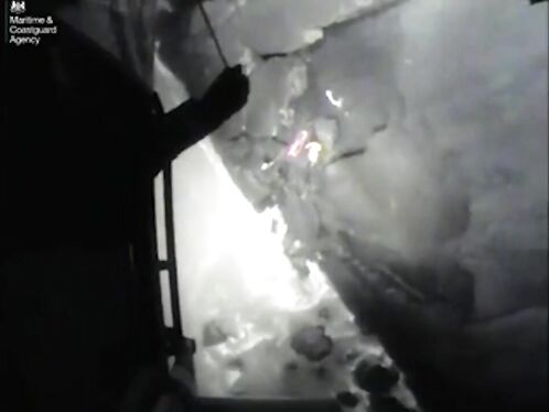 Heartbreaking Moment: Climber Rescued After Falling Nine Metres Off Rock