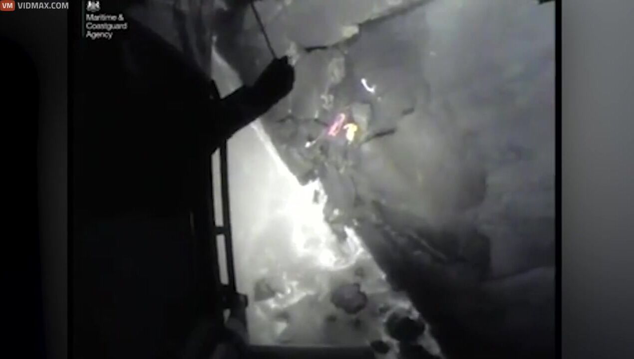 Heartbreaking Moment: Climber Rescued After Falling Nine Metres Off Rock