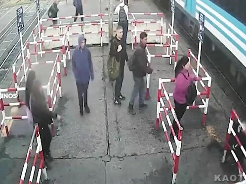 Near Miss: Argentine Man Hit By Train