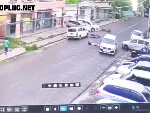 Two Bicycles And One Car Involved In A Bizarre Accident