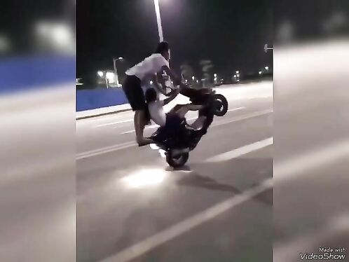 Couple Dies Performing Stunt On Moped