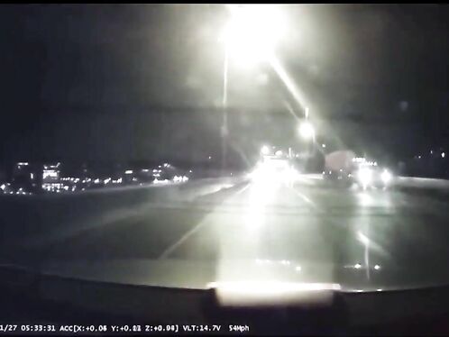 Dashcam Footage Captures Semi-truck Accident In Portland, Oregon