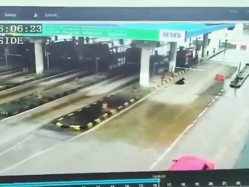 An Ambulance Accident At A Toll Booth Left Several People Dead (two A