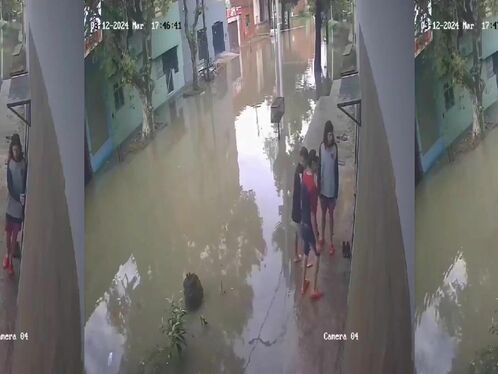 Man Electrocuted While Walking On Flooded Street