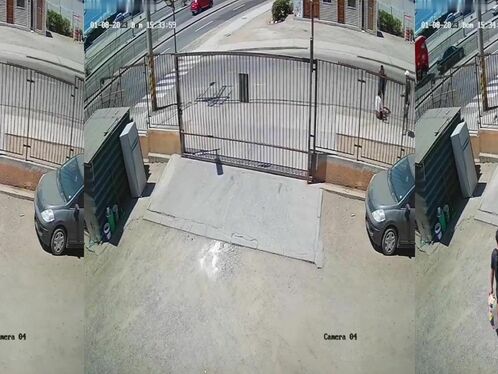 The Driver Of The Car Hit One Of The Two Men