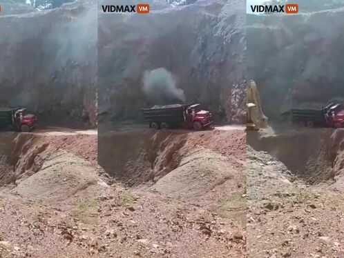 Truck Driver Buried Alive In Bizarre Accident