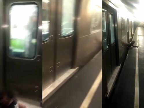 Man Brutally Trapped Between Trains - Murder