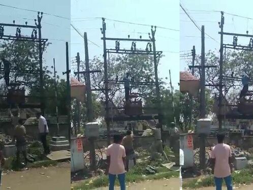 Another Idiot Climbed A Transformer And Was Electrocuted To Death