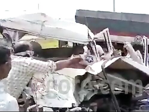 Four Police Officers Killed When A Truck Collided With Their Car