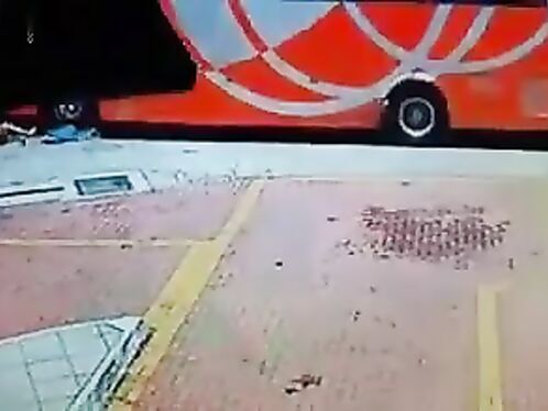 An Old Woman Was Hit By A Bus In Malaysia