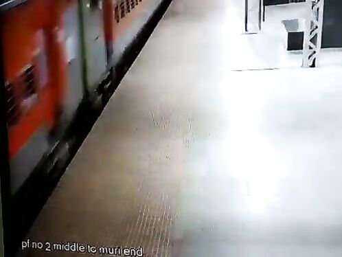 Train Passenger Falls Onto Tracks