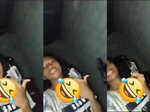 Bitch Accidentally Shot With A Small Gun