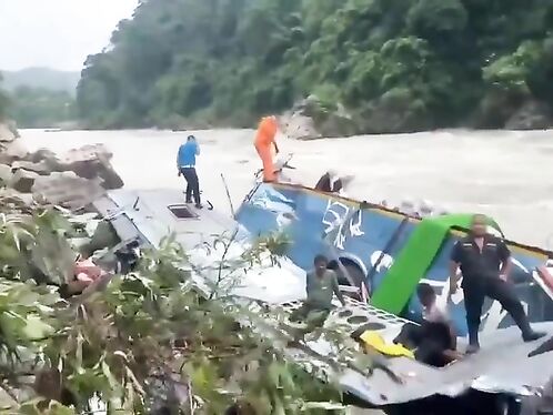 At Least 14 Killed As Bus Runs Off Road