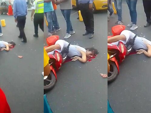 [Brain On Asphalt] Woman On Motorcycle Involved In Fatal Accident